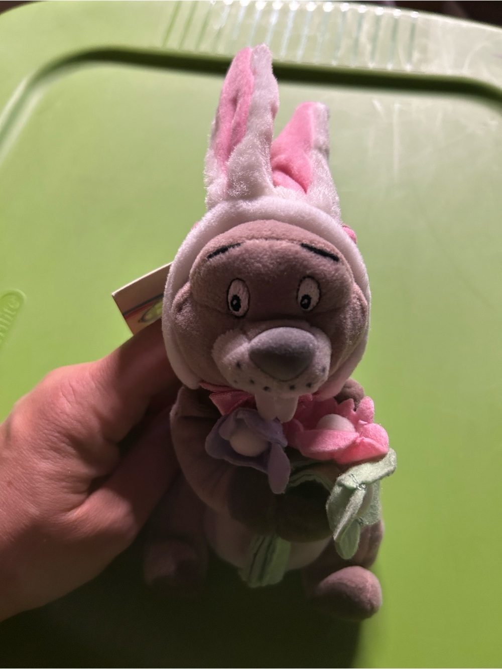Disney Store Easter Gopher- Pink & Lavender Accents